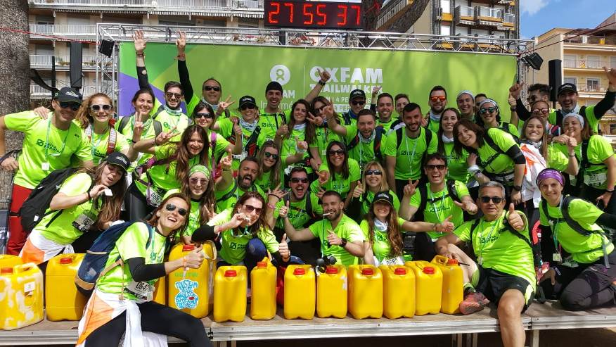 Set equips de Caixa Popular superen amb èxit el desafiament contra la pobresa de l'Oxfam Trailwalker